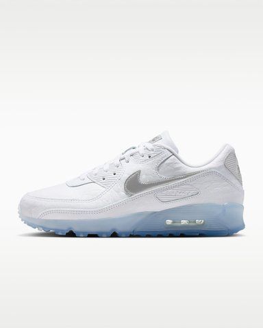 Оригінальні чоловічі кросівки Nike Air Max Terrascape 90 "White/Blue Tint/Pure Platinum/Chrome" (IU3638-100) IU3638-100 фото
