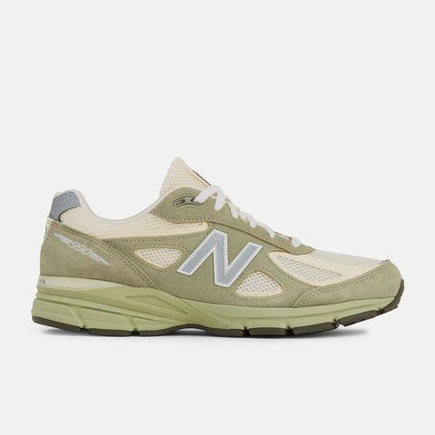 Оригінальні кросівки New Balance 990v4 Made in USA "Olive leaf / Permafrost / Light Olive" (U9901MX) U9901MX фото
