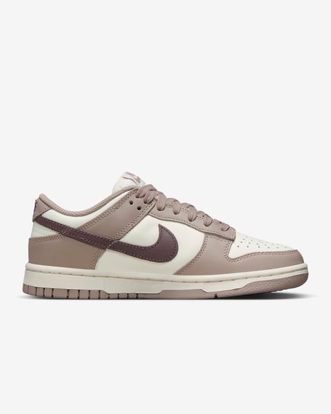 Оригінальні жіночі кросівки Nike Dunk Low "Sail/Diffused Taupe/Plum Eclipse" (DD1503-125) DD1503-125 фото