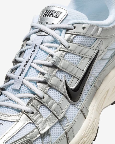 Оригинальные кроссовки Nike P-6000 "White/Metallic Silver/Flat Silver/Black" (CD6404-105) CD6404-105 фото