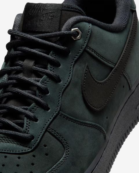 Оригінальні чоловічі кросівки Nike Air Force 1 Low '07 WB "Black Nubuck" (CJ9179-001) CJ9179-001 фото