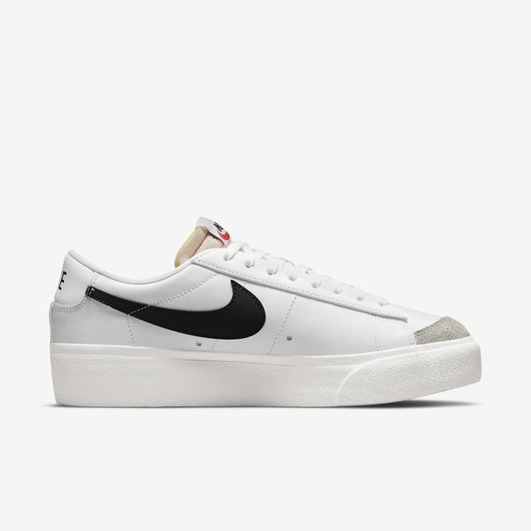Оригинальные женские кроссовки Nike Wmns Blazer 77 Low Platform White-Black (DJ0292-101) DJ0292-101 фото