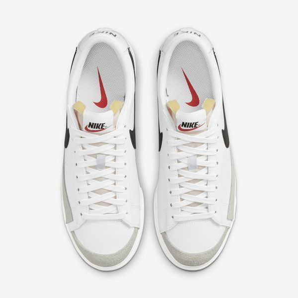 Оригинальные женские кроссовки Nike Wmns Blazer 77 Low Platform White-Black (DJ0292-101) DJ0292-101 фото