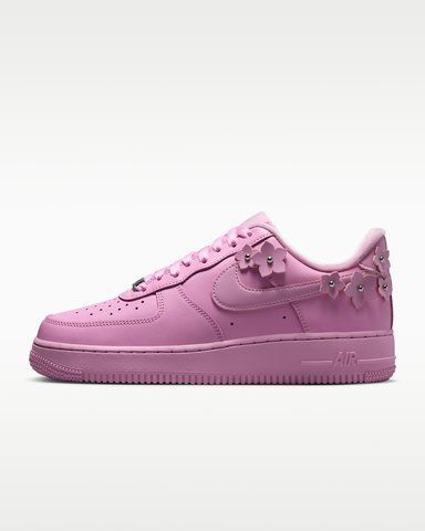 Оригінальні жіночі кросівки Nike Air Force 1 '07 "Florette" "Pink Rise/Pink Foam/Metallic Silver" (IR8637-600) IR8637-600 фото