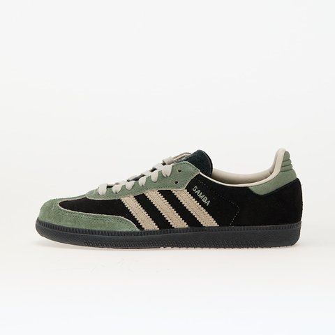 Оригинальные кроссовки adidas Samba OG "Core Black/ Aluminium/ Silver Green" (JI2680) JI2680 фото
