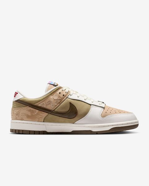 Оригінальні чоловічі кросівки Nike Dunk Low SE LNY "Linen/Phantom/Neutral Olive" (IQ1118-220) IQ1118-220 фото