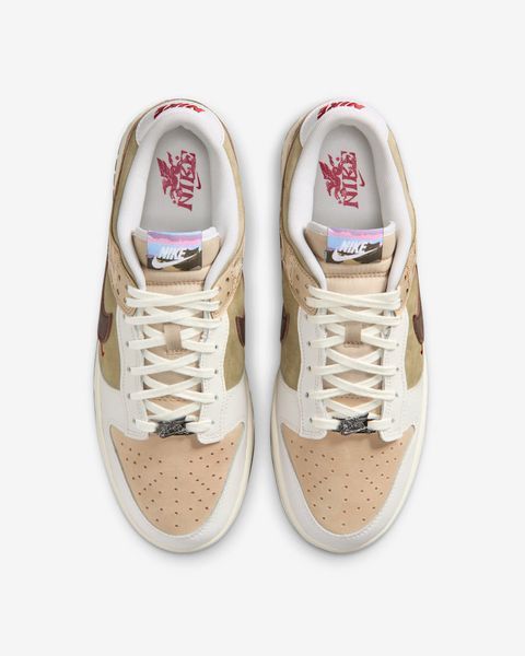 Оригінальні чоловічі кросівки Nike Dunk Low SE LNY "Linen/Phantom/Neutral Olive" (IQ1118-220) IQ1118-220 фото
