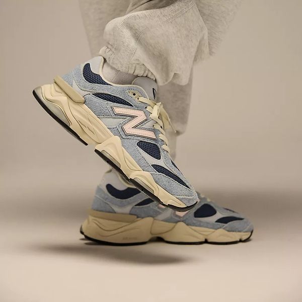 Оригинальные кроссовки New Balance 9060 "Light Arctic Grey / Vintage Indigo" (U9060NVP) U9060NVP фото