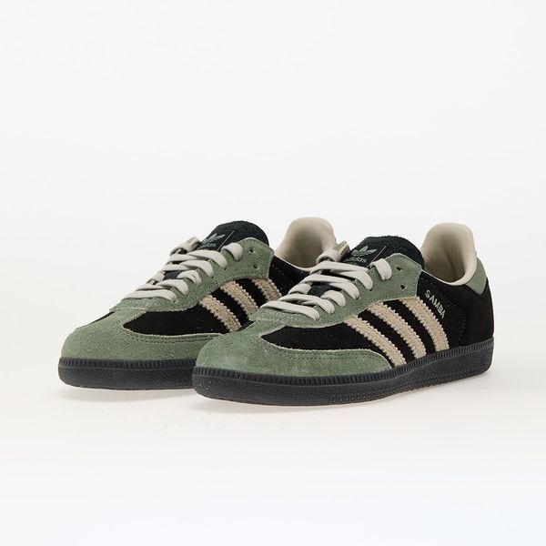 Оригинальные кроссовки adidas Samba OG "Core Black/ Aluminium/ Silver Green" (JI2680) JI2680 фото
