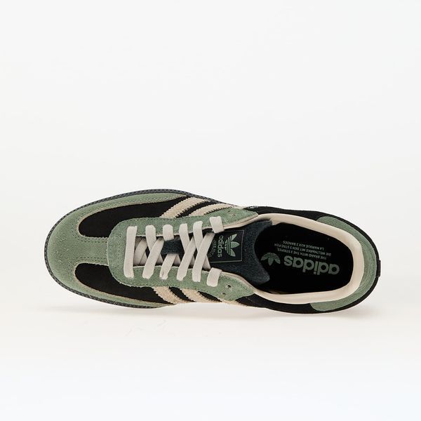 Оригинальные кроссовки adidas Samba OG "Core Black/ Aluminium/ Silver Green" (JI2680) JI2680 фото