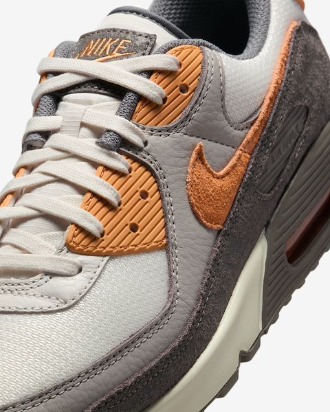 Оригинальные мужские кроссовки Nike Air Max 90 Premium "Flat Pewter/College Grey/Phantom/Copper Moon" (IB7467-029) IB7467-029 фото