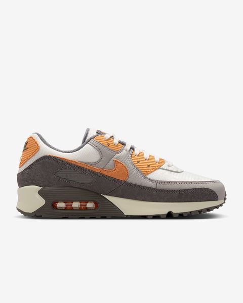 Оригинальные мужские кроссовки Nike Air Max 90 Premium "Flat Pewter/College Grey/Phantom/Copper Moon" (IB7467-029) IB7467-029 фото