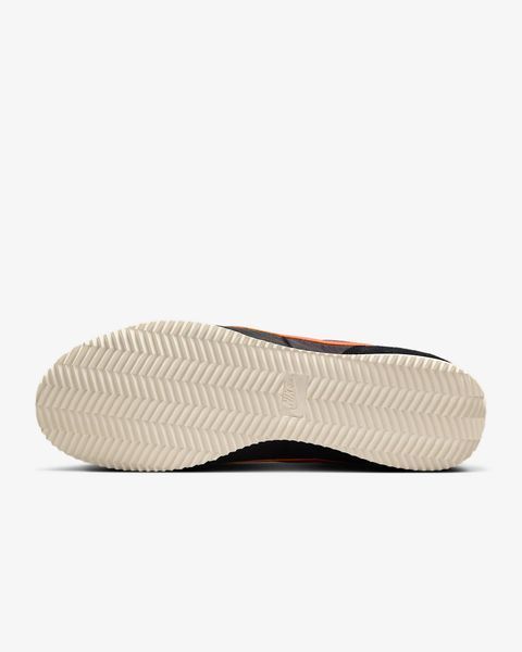 Оригінальні чоловічі кросівки Nike Cortez Textile "Black/Sail/Muslin/Safety Orange" (HF0263-003) HF0263-003 фото