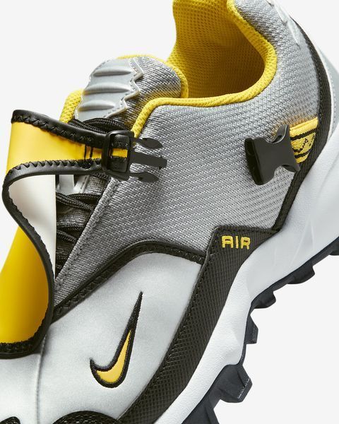 Оригінальні чоловічі кросівки Nike ACG Phassad "Black/Metallic Silver/Pure Platinum/Yellow Zest" (HM7133-001) HM7133-001 фото