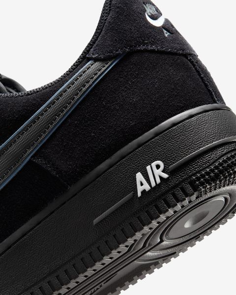 Оригінальні чоловічі кросівки Nike Air Force 1 '07 LV8 "Black/Iron Grey" (IQ0292-010) IQ0292-010 фото