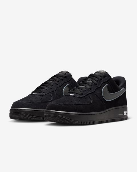 Оригінальні чоловічі кросівки Nike Air Force 1 '07 LV8 "Black/Iron Grey" (IQ0292-010) IQ0292-010 фото
