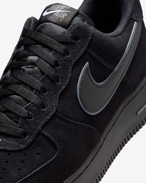 Оригінальні чоловічі кросівки Nike Air Force 1 '07 LV8 "Black/Iron Grey" (IQ0292-010) IQ0292-010 фото