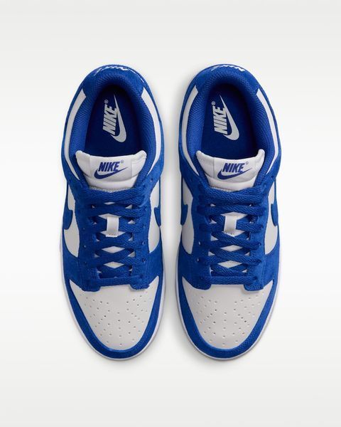 Оригинальные кроссовки Nike Dunk Low Suede "Old Royal/Photon Dust/White" (IO4244-400) IO4244-400 фото