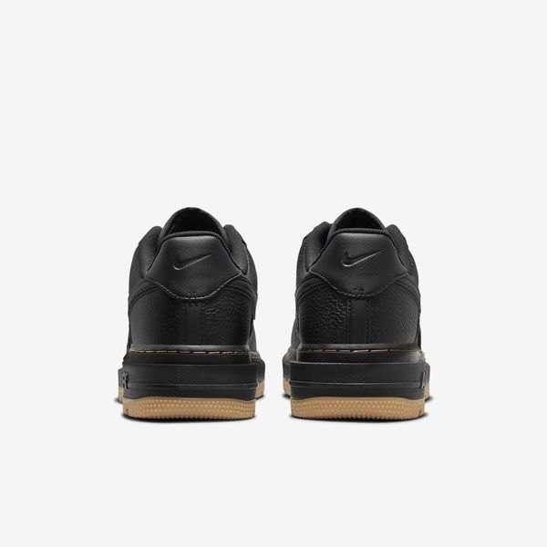 Оригинальные мужские кроссовки Nike Air Force 1 Low Luxe "Black / Gum Yellow" (DB4109-001) DB4109-001 фото