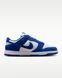 Оригинальные кроссовки Nike Dunk Low Suede "Old Royal/Photon Dust/White" (IO4244-400) IO4244-400 фото 3