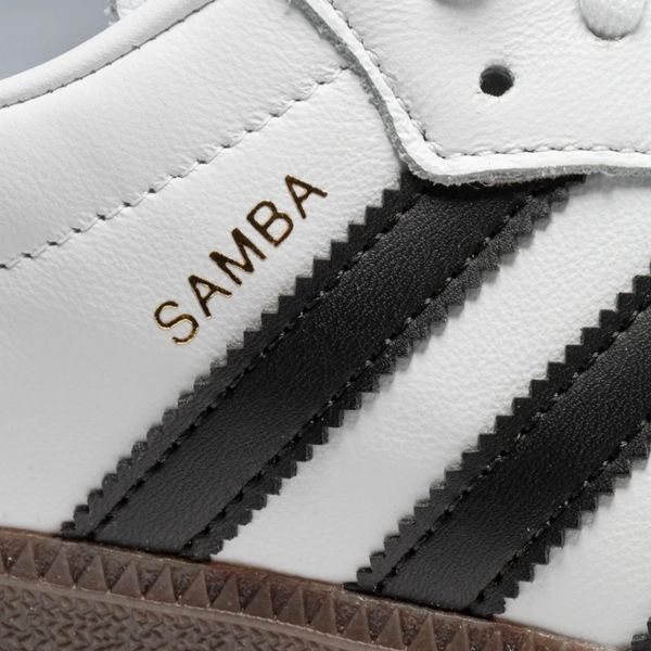 Оригінальні кросівки adidas Samba OG "Cloud White/Core Black/Clear Granite" (B75806) B75806 фото