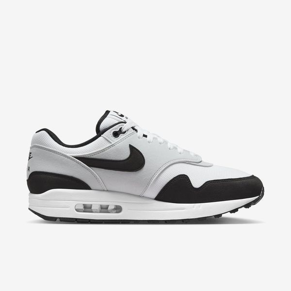 Оригінальні чоловічі кросівки Nike Air Max 1 "White / Black / Pure Platinum" (FD9082-107) FD9082-107 фото