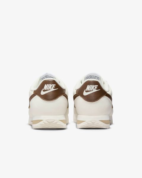 Оригінальні жіночі кросівки Nike Wmns Cortez Leather "Sail/Khaki/White/Cacao Wow" (DN1791-104) DN1791-104 фото