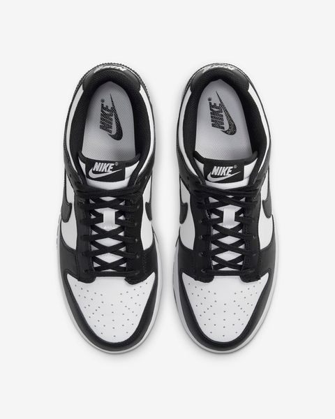 Оригинальные женские кроссовки Nike Dunk Low "White/White/Black" (DD1503-101) DD1503-101 фото