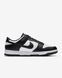 Оригинальные женские кроссовки Nike Dunk Low "White/White/Black" (DD1503-101) DD1503-101 фото 3