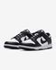 Оригинальные женские кроссовки Nike Dunk Low "White/White/Black" (DD1503-101) DD1503-101 фото 2
