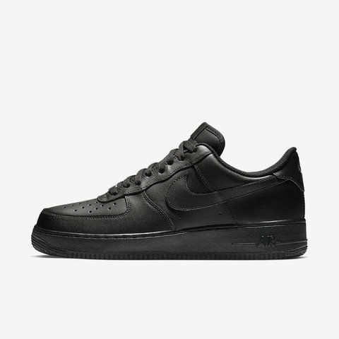 Оригінальні чоловічі кросівки Nike Air Force 1 07 Low Triple Black (CW2288-001) CW2288-001 фото