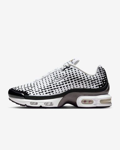 Оригінальні чоловічі кросівки Nike Air Max Plus VII "White / Black / Smoke Grey" (HQ2197-100) HQ2197-100 фото