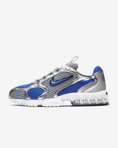 Оригінальні чоловічі кросівки Nike Zoom Spiridon Cage 2 "Metallic Silver/Varsity Royal/White/Varsity Royal" (CJ1288-002) CJ1288-002 фото