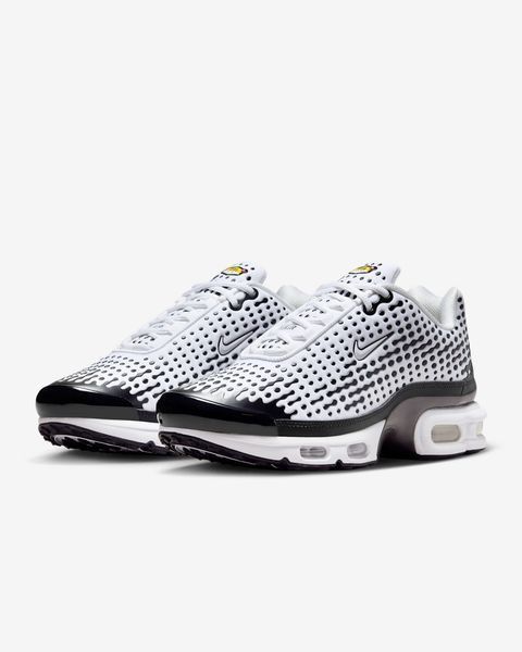 Оригинальные мужские кроссовки Nike Air Max Plus VII "White / Black / Smoke Grey" (HQ2197-100) HQ2197-100 фото