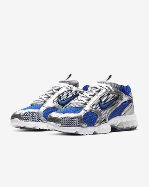 Оригінальні чоловічі кросівки Nike Zoom Spiridon Cage 2 "Metallic Silver/Varsity Royal/White/Varsity Royal" (CJ1288-002) CJ1288-002 фото