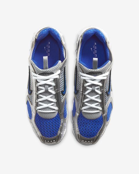 Оригінальні чоловічі кросівки Nike Zoom Spiridon Cage 2 "Metallic Silver/Varsity Royal/White/Varsity Royal" (CJ1288-002) CJ1288-002 фото