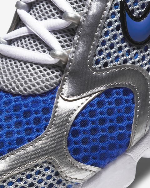 Оригінальні чоловічі кросівки Nike Zoom Spiridon Cage 2 "Metallic Silver/Varsity Royal/White/Varsity Royal" (CJ1288-002) CJ1288-002 фото