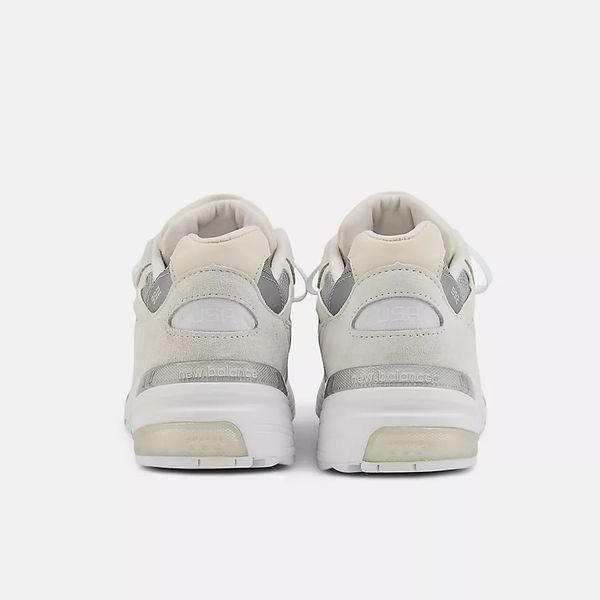 Оригинальные кроссовки New Balance 992 Made In USA "White / Silver Metallic" (U992NC) U992NC фото