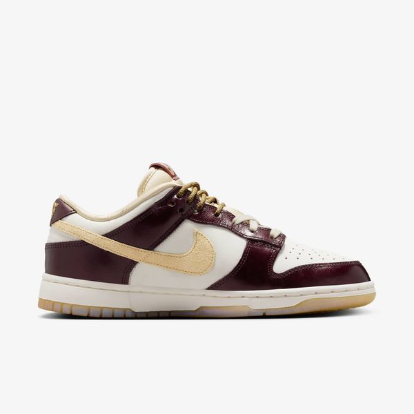 Оригинальные женские кроссовки Nike Wmns Nike Dunk Low LX "Sail/Sail/Burgundy Crush/Team Gold" (HV5991-171) HV5991-171 фото