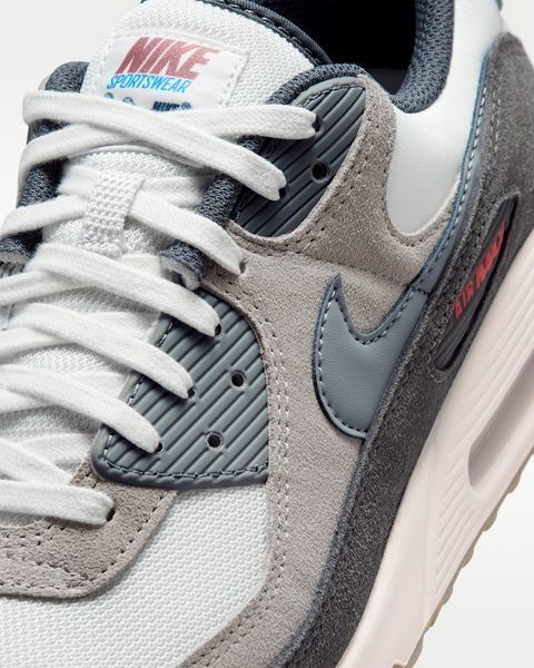 Оригинальные мужские кроссовки Nike Air Max 90 Premium "Summit White/College Grey/Anthracite/Particle Grey" (IW6954-121) IW6954-121 фото
