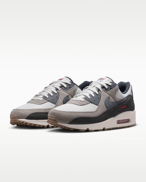 Оригинальные мужские кроссовки Nike Air Max 90 Premium "Summit White/College Grey/Anthracite/Particle Grey" (IW6954-121) IW6954-121 фото
