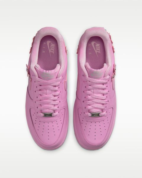 Оригинальные женские кроссовки Nike Air Force 1 '07 "Florette" "Pink Rise/Pink Foam/Metallic Silver" (IR8637-600) IR8637-600 фото