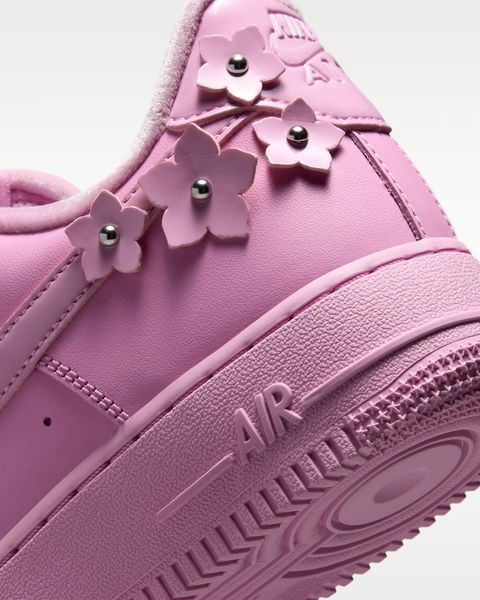 Оригинальные женские кроссовки Nike Air Force 1 '07 "Florette" "Pink Rise/Pink Foam/Metallic Silver" (IR8637-600) IR8637-600 фото