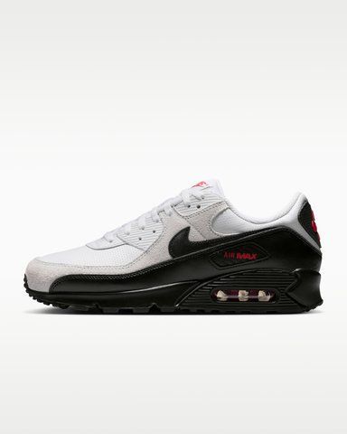 Оригинальные кроссовки Nike Air Max 90 "White/University Red/Black" (IV2867-100) IV2867-100 фото