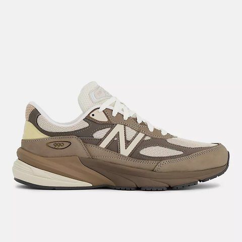 Оригінальні кросівки New Balance 990v6 Made in USA "Driftwood/Timberwolf/Mushroom" (U990SG6) U990SG6 фото