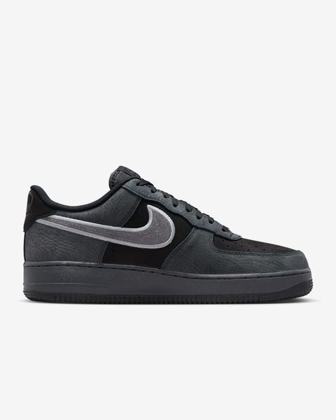 Оригинальные мужские кроссовки Nike Air Force 1 '07 LV8 "Black/Smoke Grey/Dark Smoke Grey" (IB6842-002) IB6842-002 фото