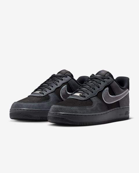 Оригинальные мужские кроссовки Nike Air Force 1 '07 LV8 "Black/Smoke Grey/Dark Smoke Grey" (IB6842-002) IB6842-002 фото