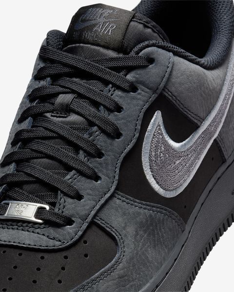 Оригинальные мужские кроссовки Nike Air Force 1 '07 LV8 "Black/Smoke Grey/Dark Smoke Grey" (IB6842-002) IB6842-002 фото