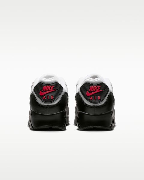 Оригінальні кросівки Nike Air Max 90 "White/University Red/Black" (IV2867-100) IV2867-100 фото