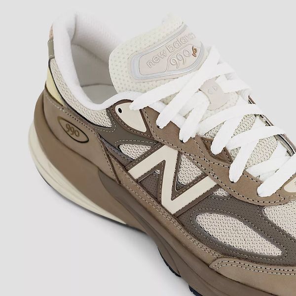 Оригінальні кросівки New Balance 990v6 Made in USA "Driftwood/Timberwolf/Mushroom" (U990SG6) U990SG6 фото